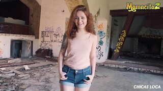 CHICAS LOCA - Shelley Blaženstvo - Kovrdžava Kosa Teen Rizično Javni Sex Sa Napaljenim Stranca