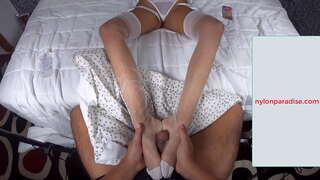 Vyvrcholenie na nylon chodidiel